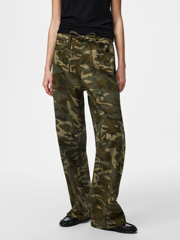 PIECES Vat Jeans 'PCMimmi' in Grijs: voorkant