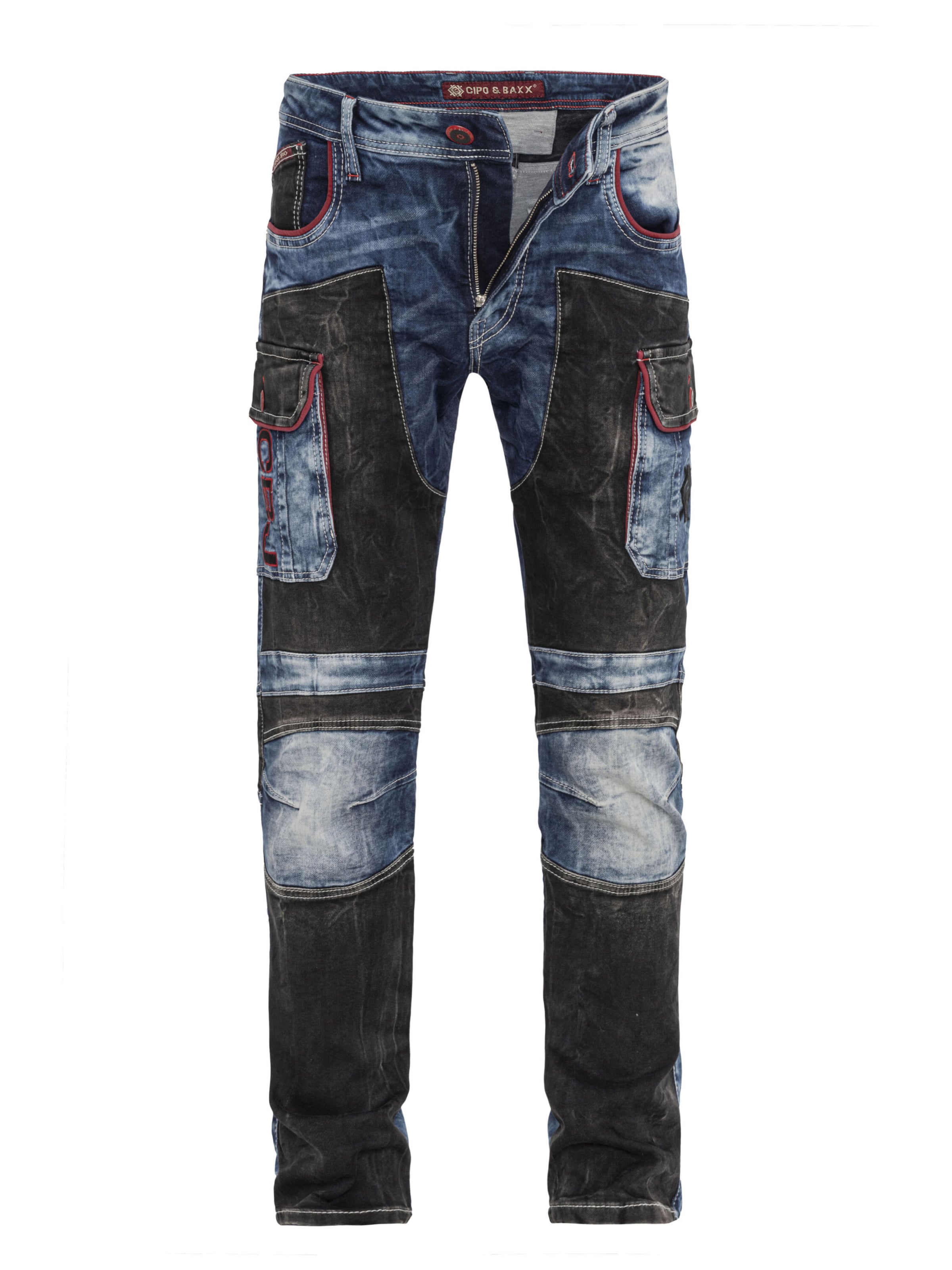 CIPO & BAXX Jeans 'CD891' in 29/32 in de kleur Blauw, Productweergave