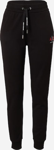 ARMANI EXCHANGE Zúžený Kalhoty – černá: přední strana