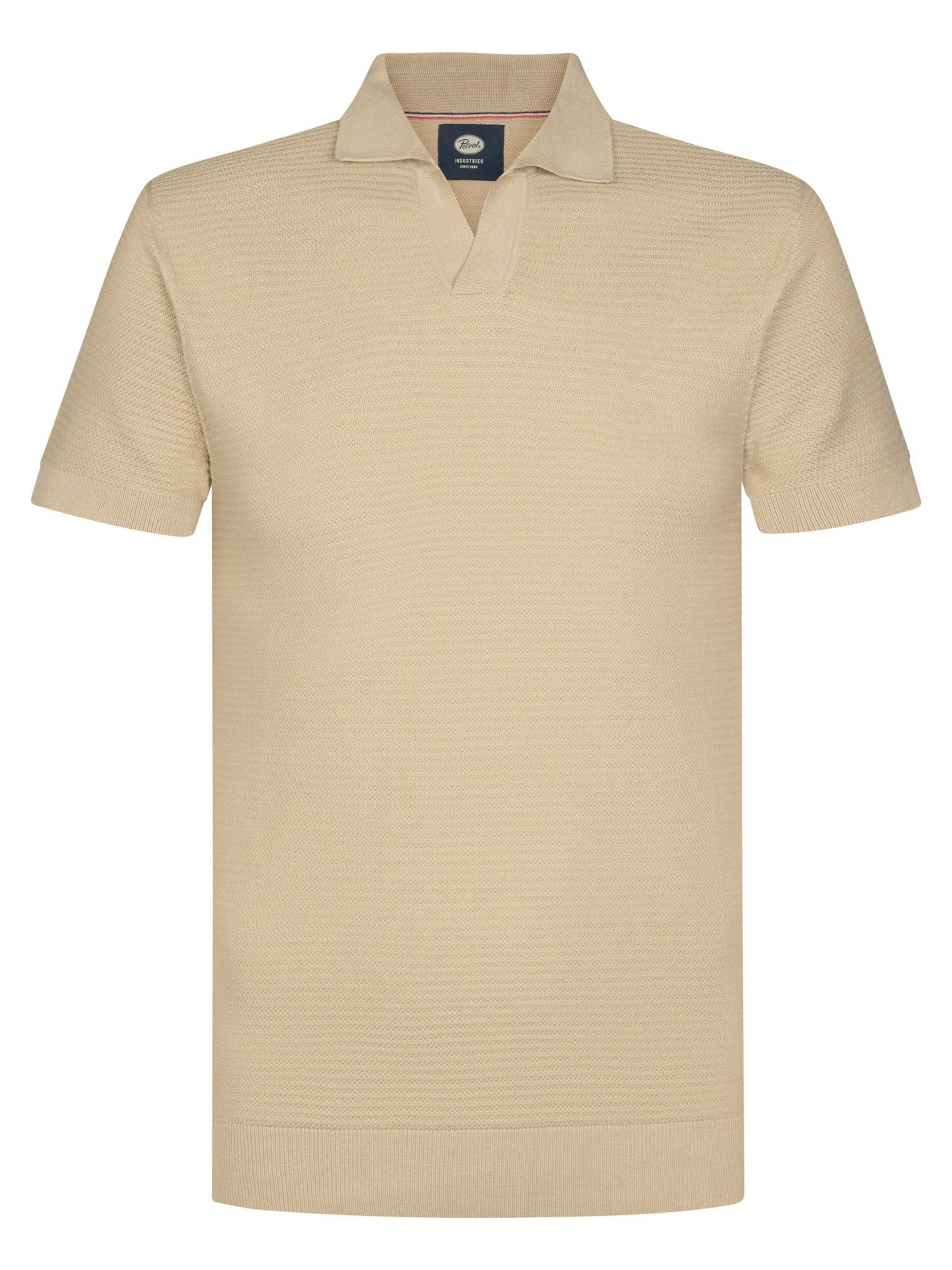 PETROL INDUSTRIES MEN Shirt in Beige: front