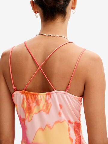 Rochie 'Focus ' de la Desigual pe portocaliu