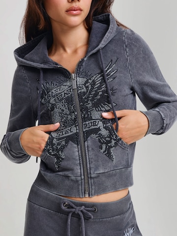 Ed Hardy - Sudadera con cremallera 'Stay True' en negro