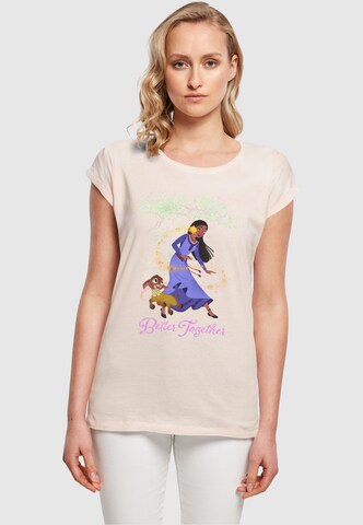 T-shirt 'Wish - Better Together' ABSOLUTE CULT en rose : devant