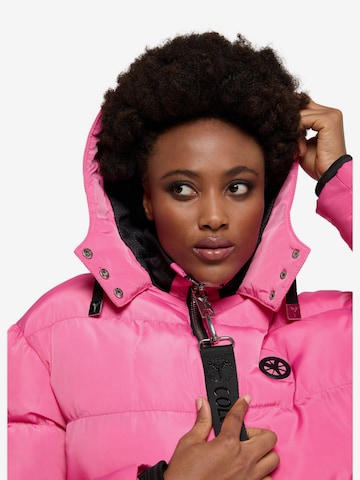 Carlo Colucci Winter Jacket 'Daverda' in Pink