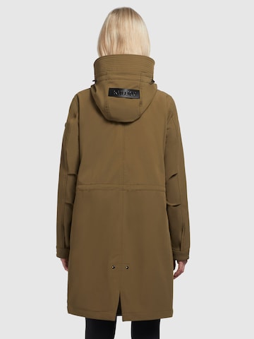 Parka di mezza stagione di khujo in verde