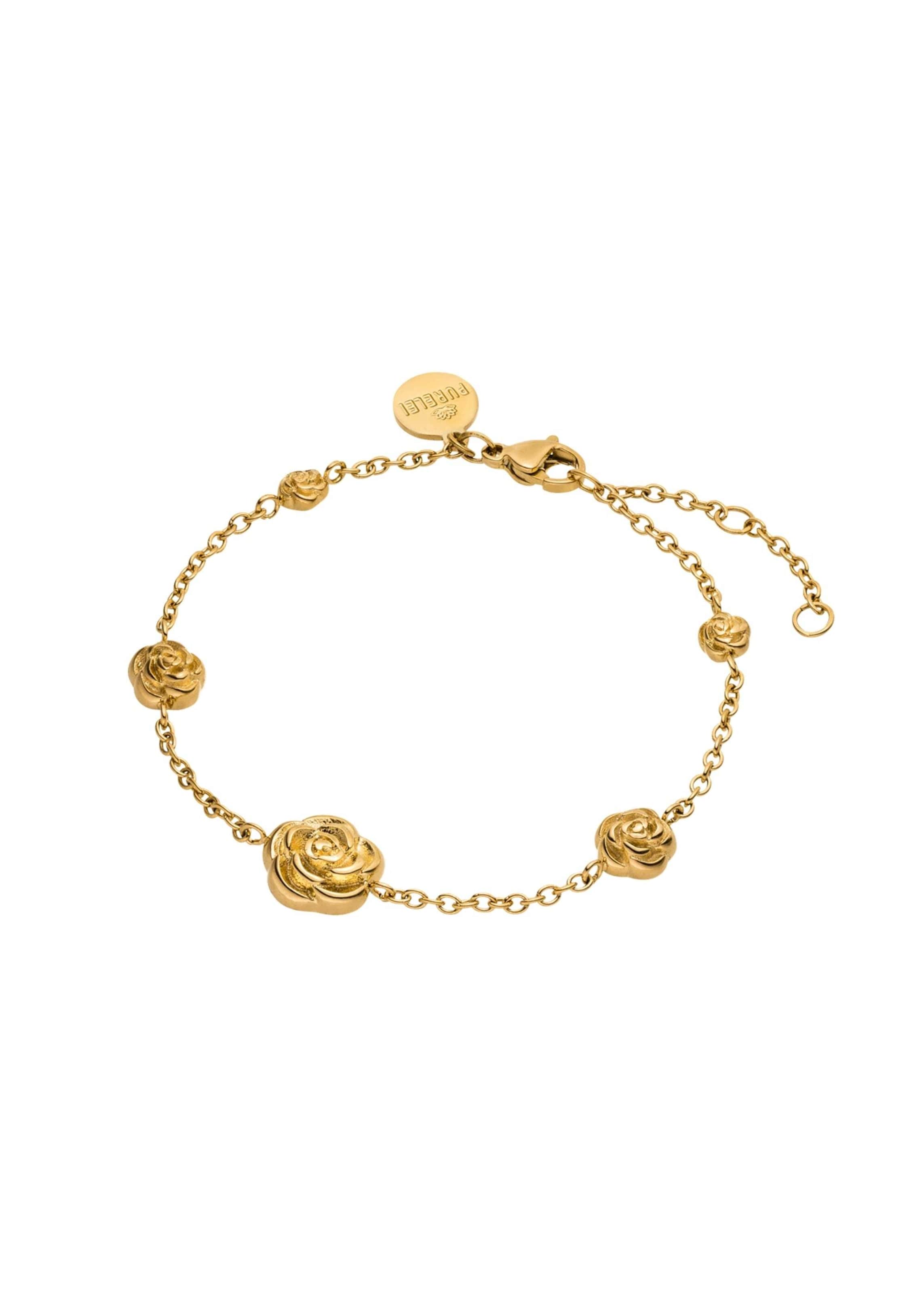 Bracelet 'Velvet Rose' PURELEI en or : devant