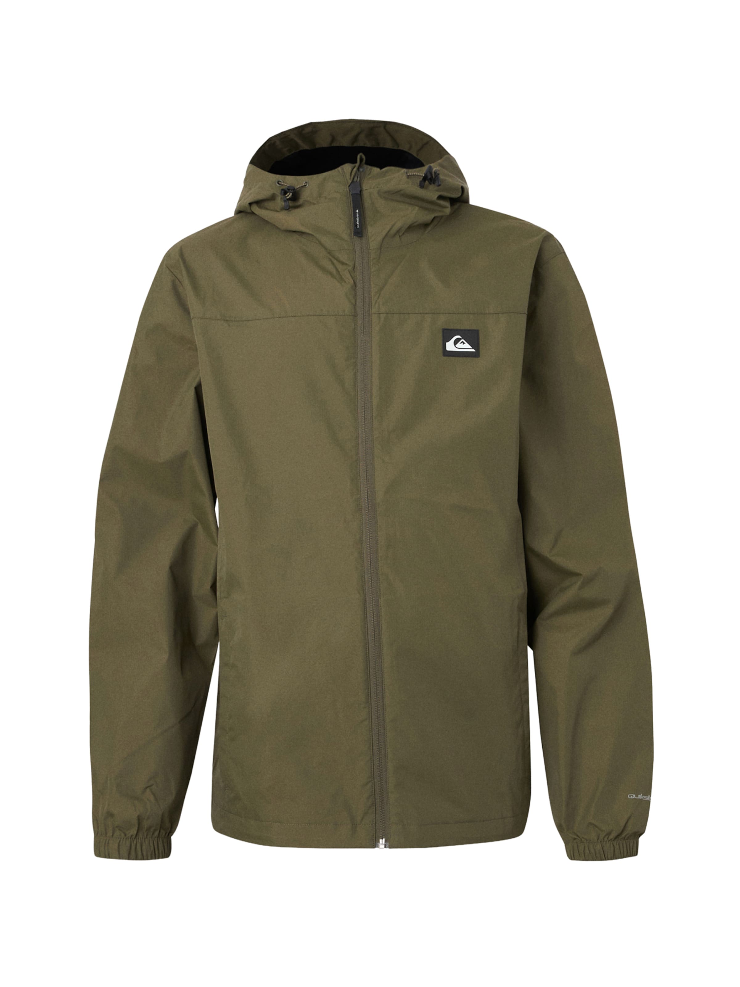 QUIKSILVER Αθλητικό μπουφάν 'OVER TAPE' σε πράσινο: μπροστά