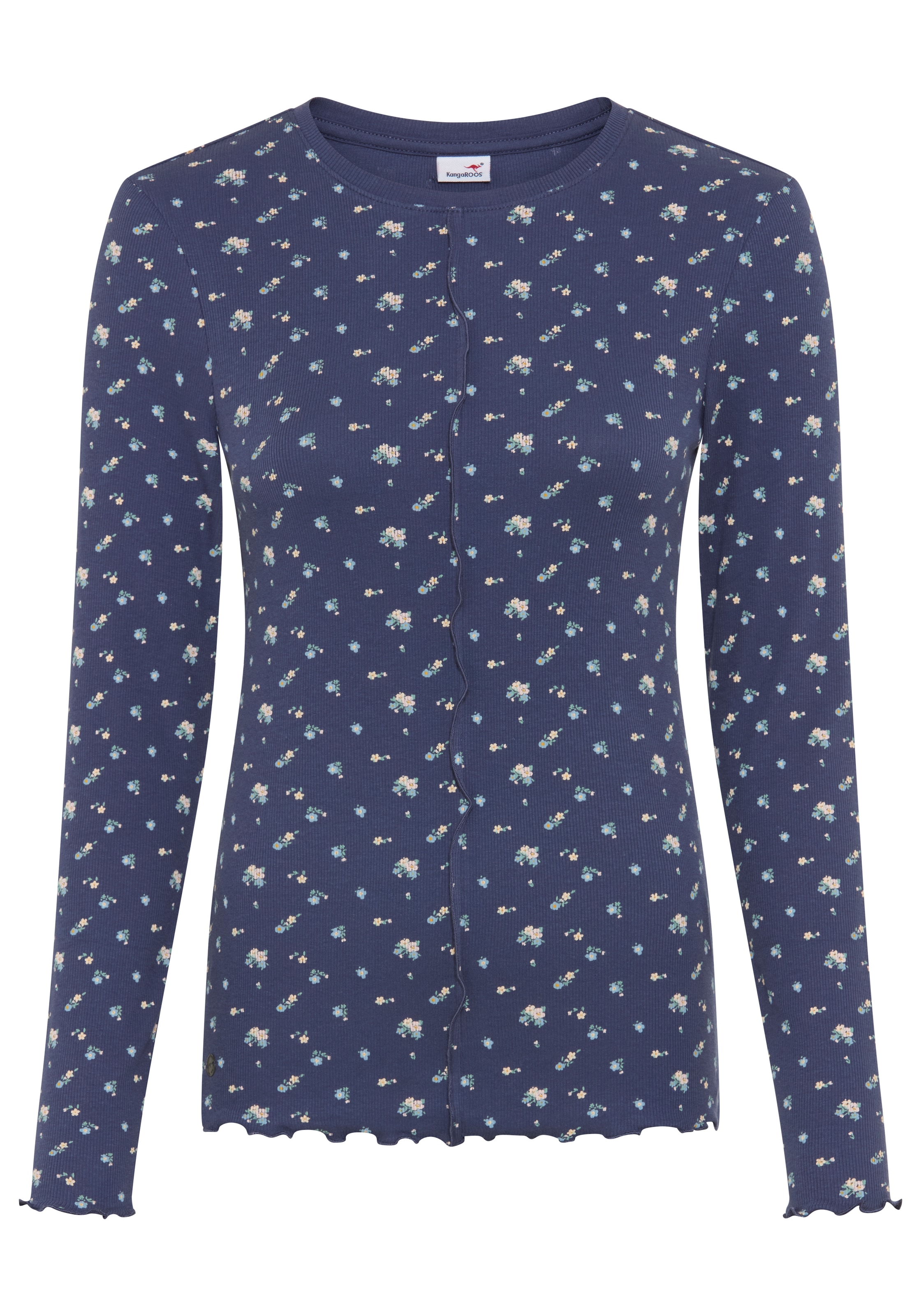 KangaROOS Shirt in Blue: front