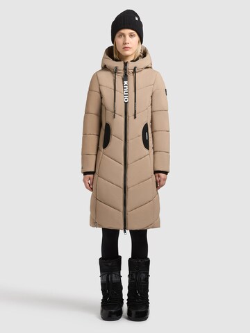 khujo Wintermantel 'Aribay4 Light-YM' in Beige