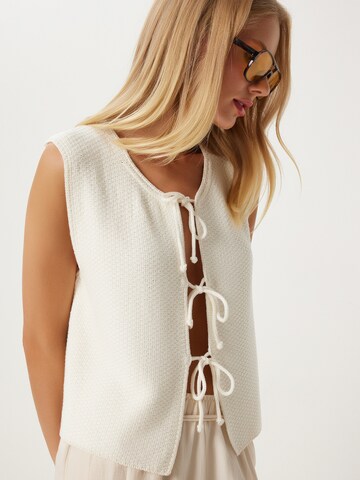 Happiness İstanbul Strickjacke in Grau