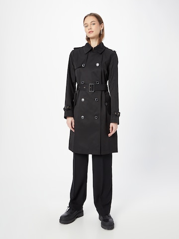 Manteau mi-saison Lauren Ralph Lauren en noir : devant