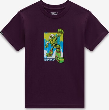 T-Shirt VANS en violet : devant