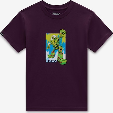 T-Shirt VANS en violet : devant