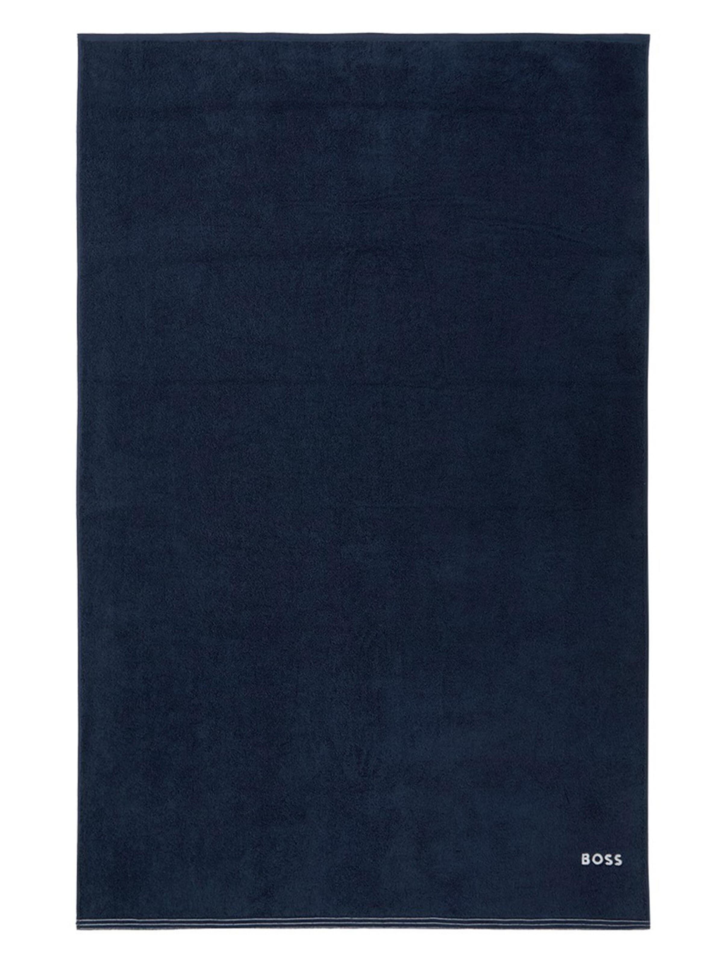 BOSS Home Towel 'EDGE' in Blue: front