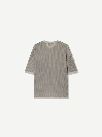 Bershka Shirt in Grey
