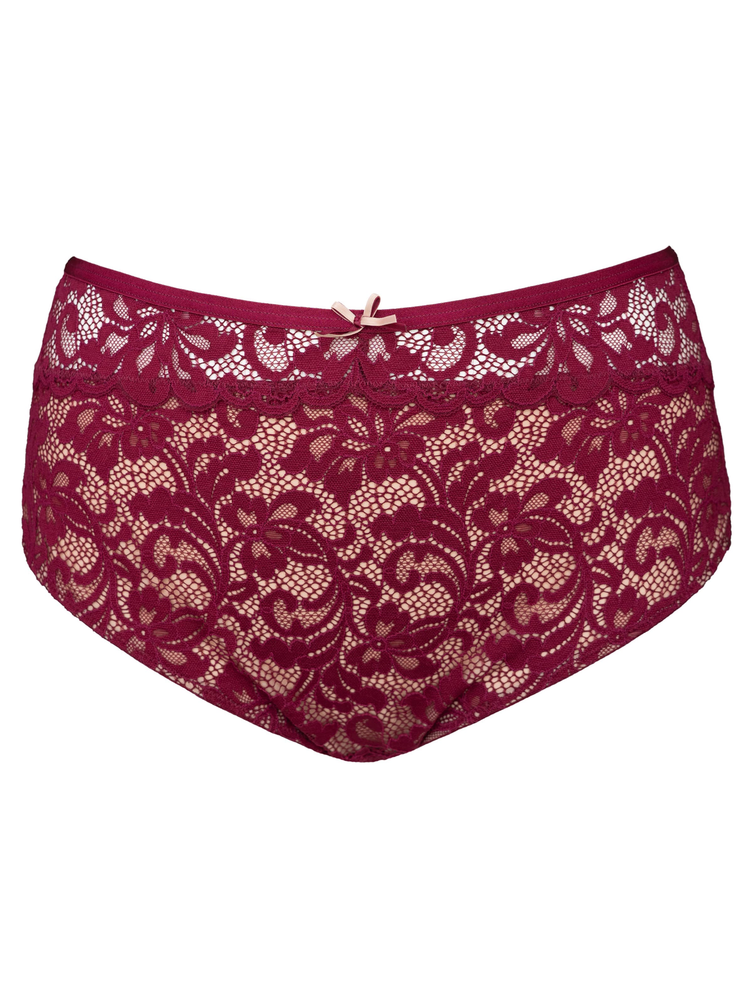 SugarShape Panty 'True Luna' in Red: front