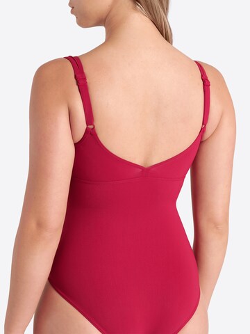 ARENA Bustier Sportbadeanzug 'BODYLIFT VERTIGO' in Rot