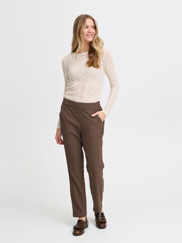 Fransa Shirt 'Yo 1' in Beige