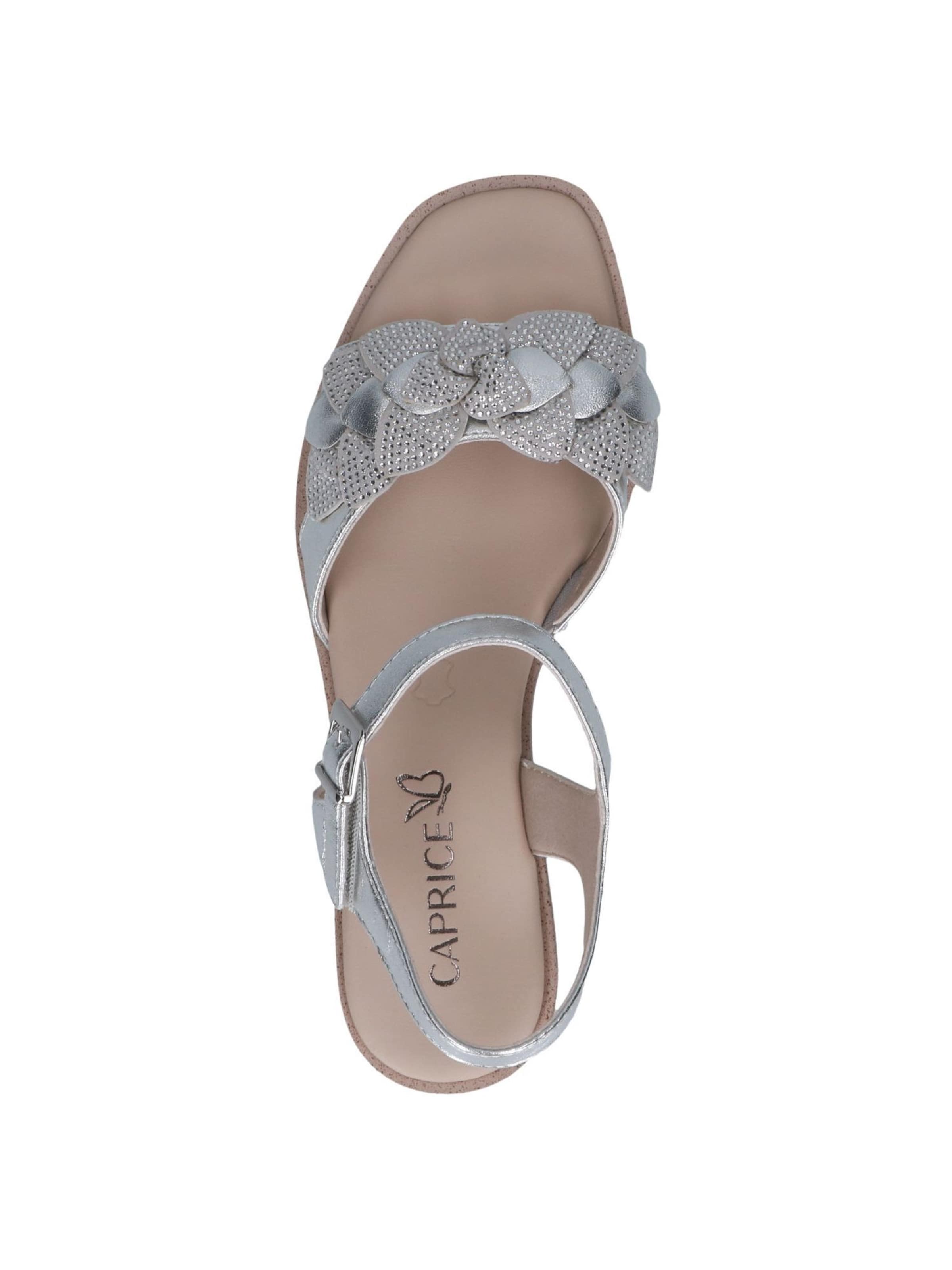 CAPRICE Sandale in Silber