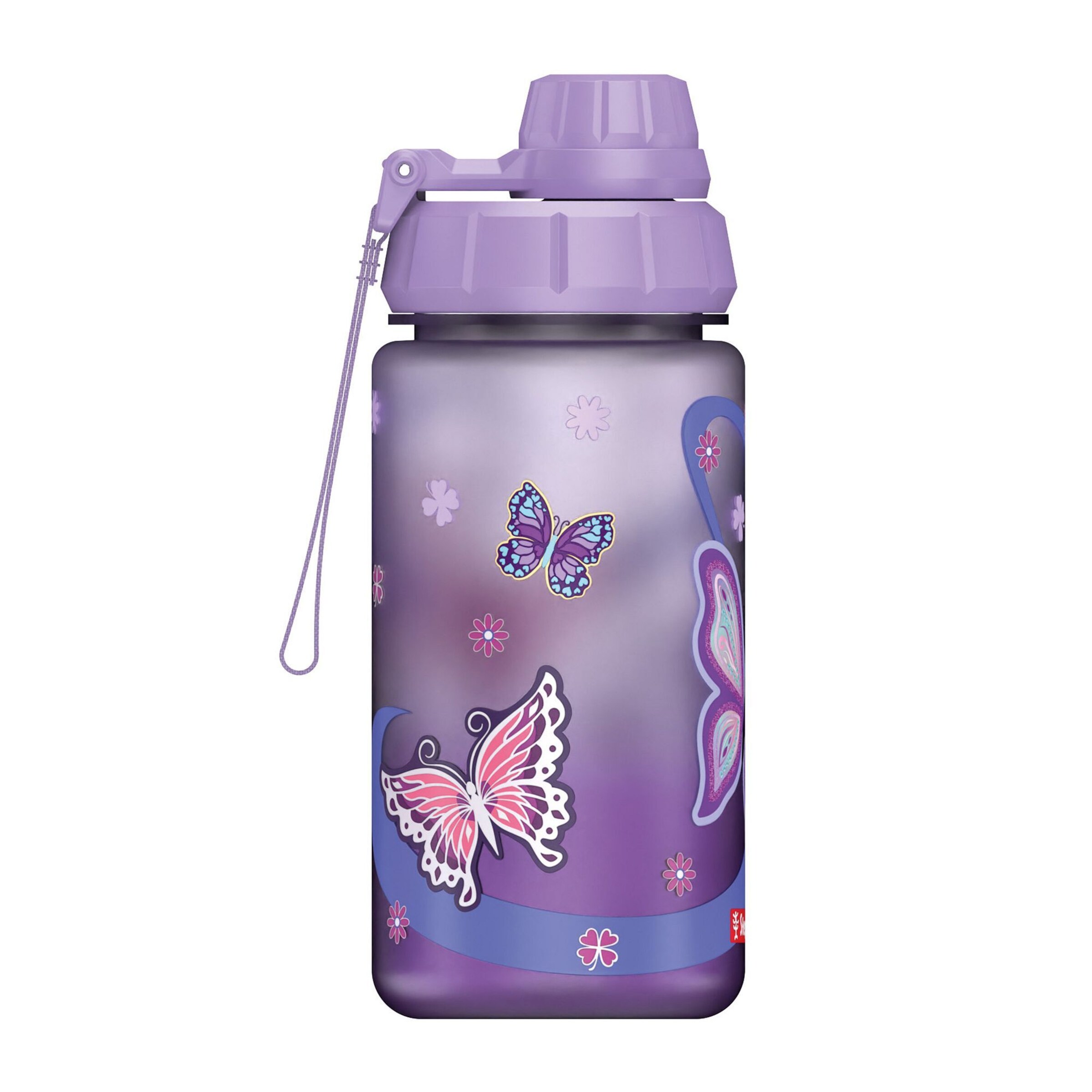 STEP BY STEP Trinkflasche in Lila: Vorderseite