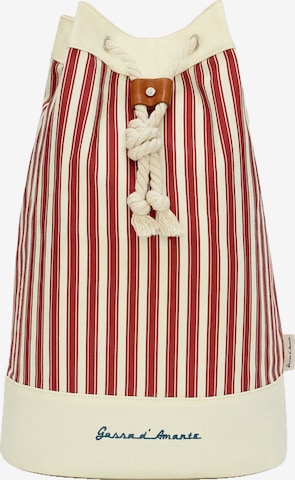 Gassa d'Amante Schoudertas 'Varigotti' in Rood: voorkant