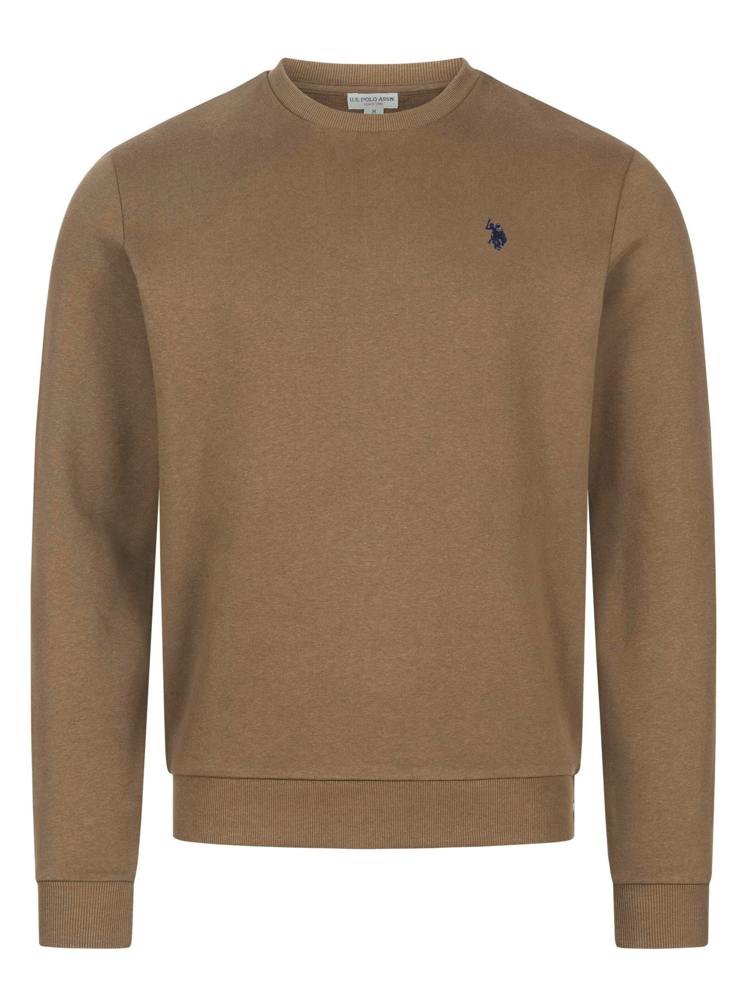 U.S. POLO ASSN. Sweatshirt in Beige: front
