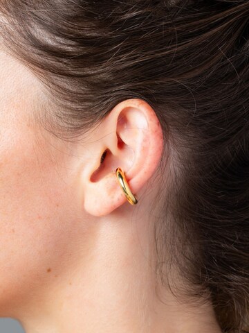 Orecchini 'Ear cuff Little Bowie G/S' di YParis in oro: frontale