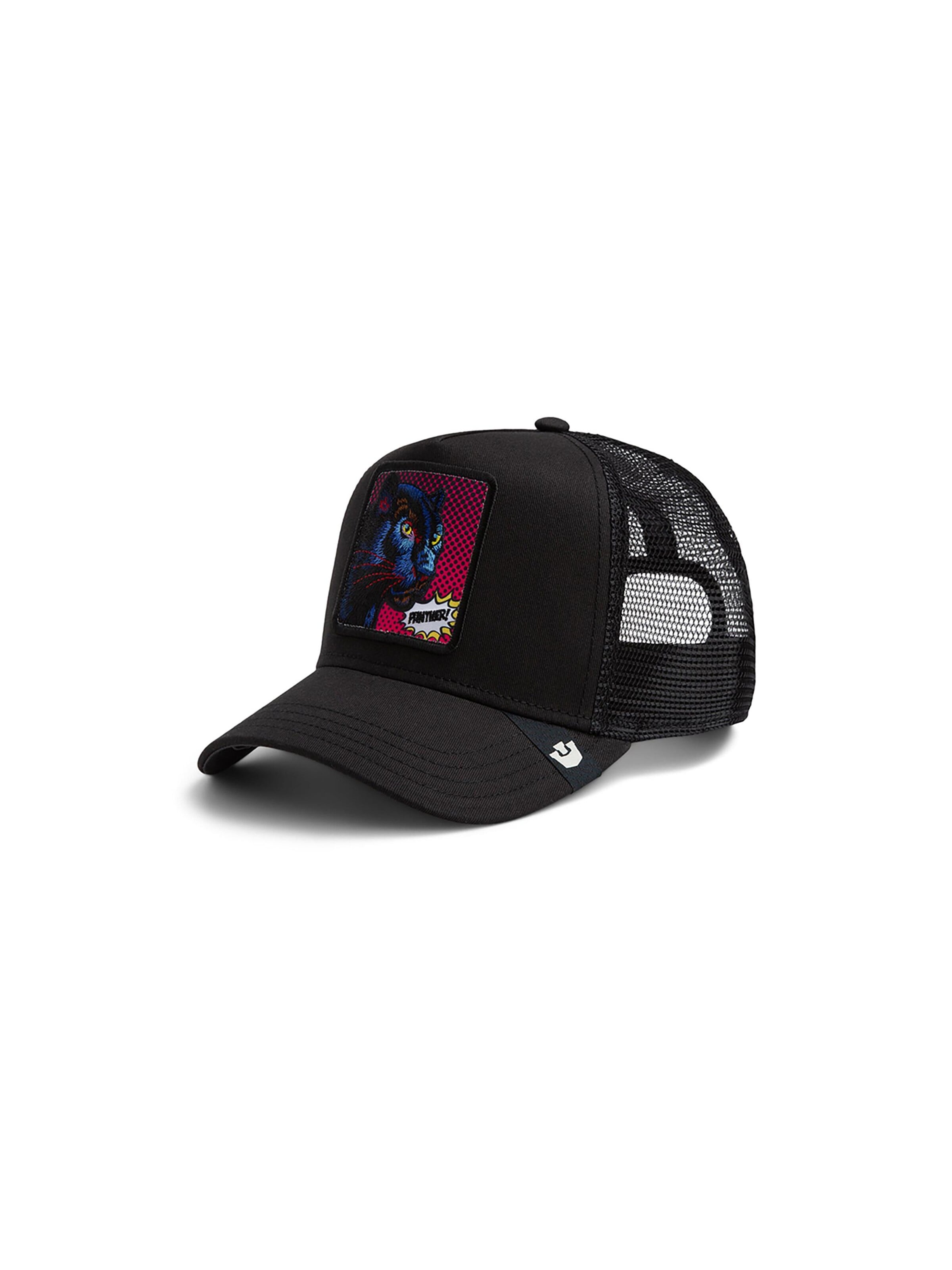 GOORIN Bros. Cap 'PopArt Panther' in Black: front