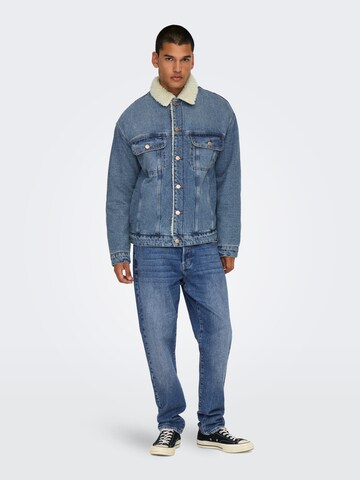 Veste mi-saison 'ONSWILSON' Only & Sons en bleu