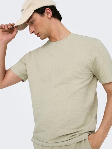 Only & Sons Shirt 'Kian' in Beige