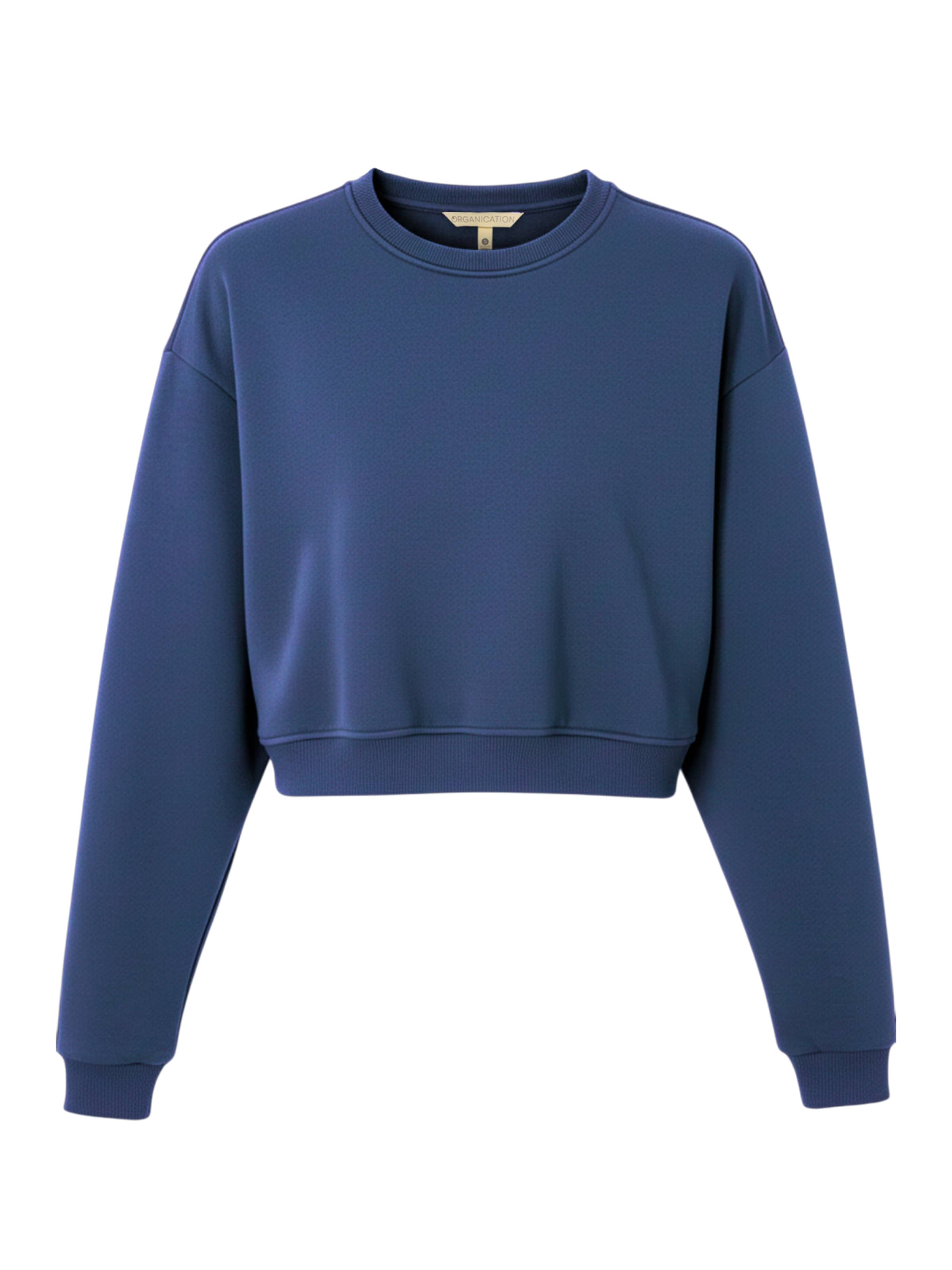 Organication Sweatshirt in Blue: front
