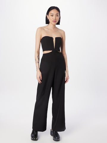 Tuta jumpsuit 'AMBIANCE' di Bardot in nero: frontale