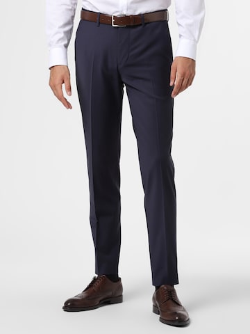 Regular Pantalon à plis CINQUE en bleu : devant