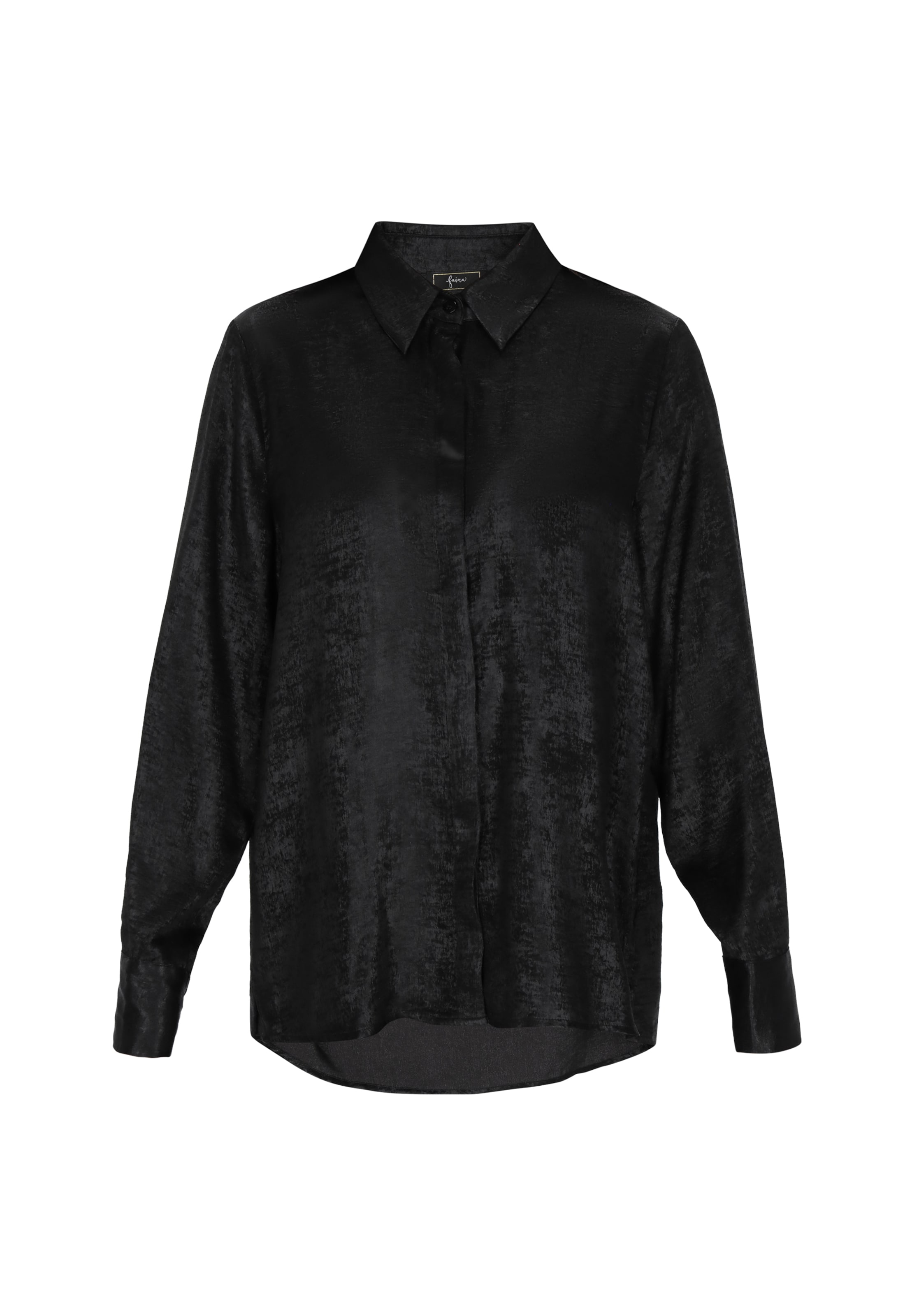 faina - Blusa en negro: frente