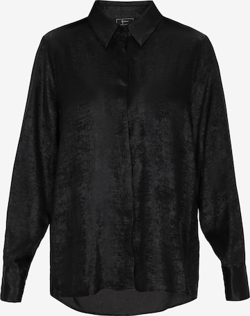 Chemisier faina en noir : devant