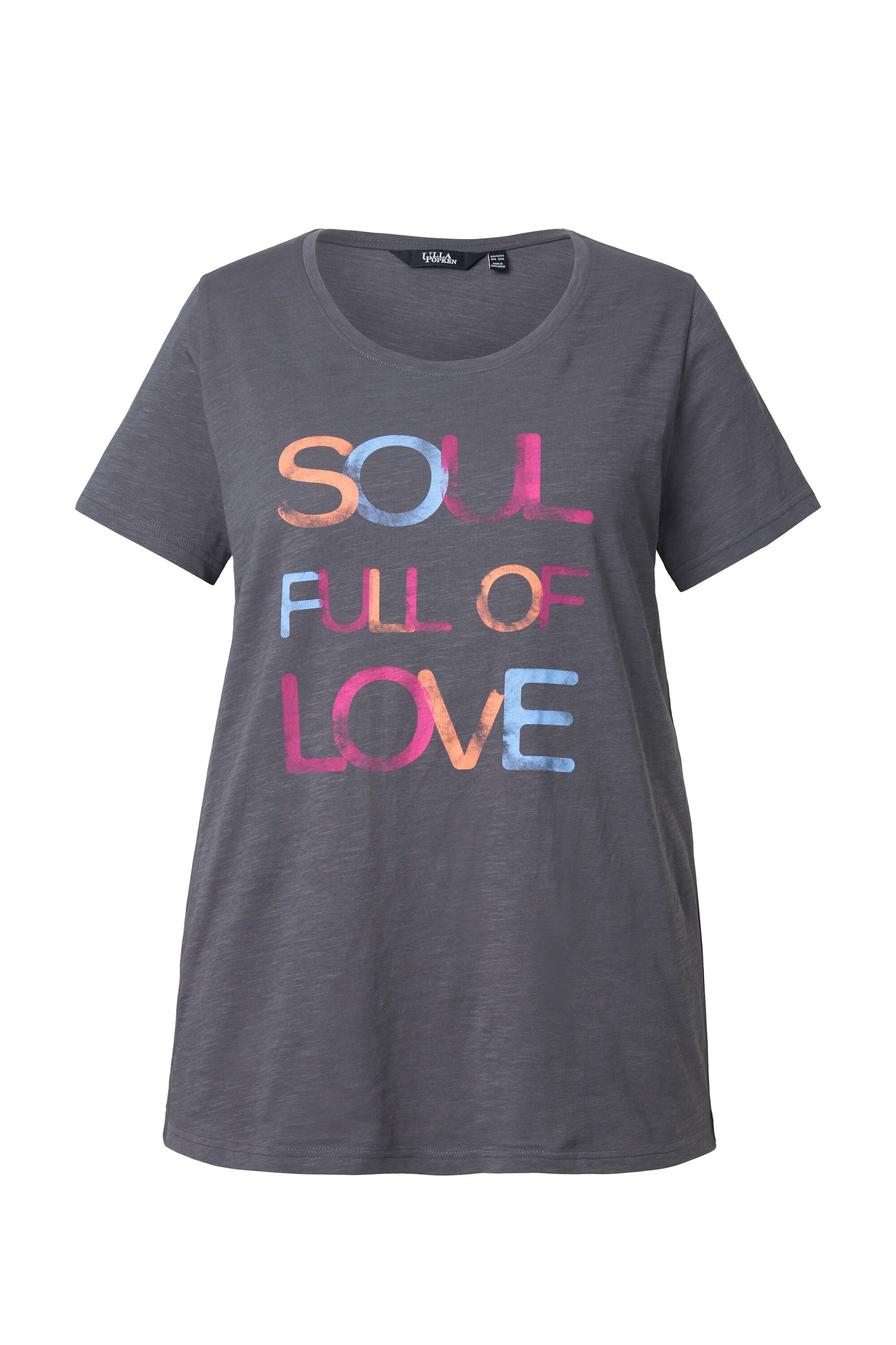 Ulla Popken Shirt in Grau: Vorderseite