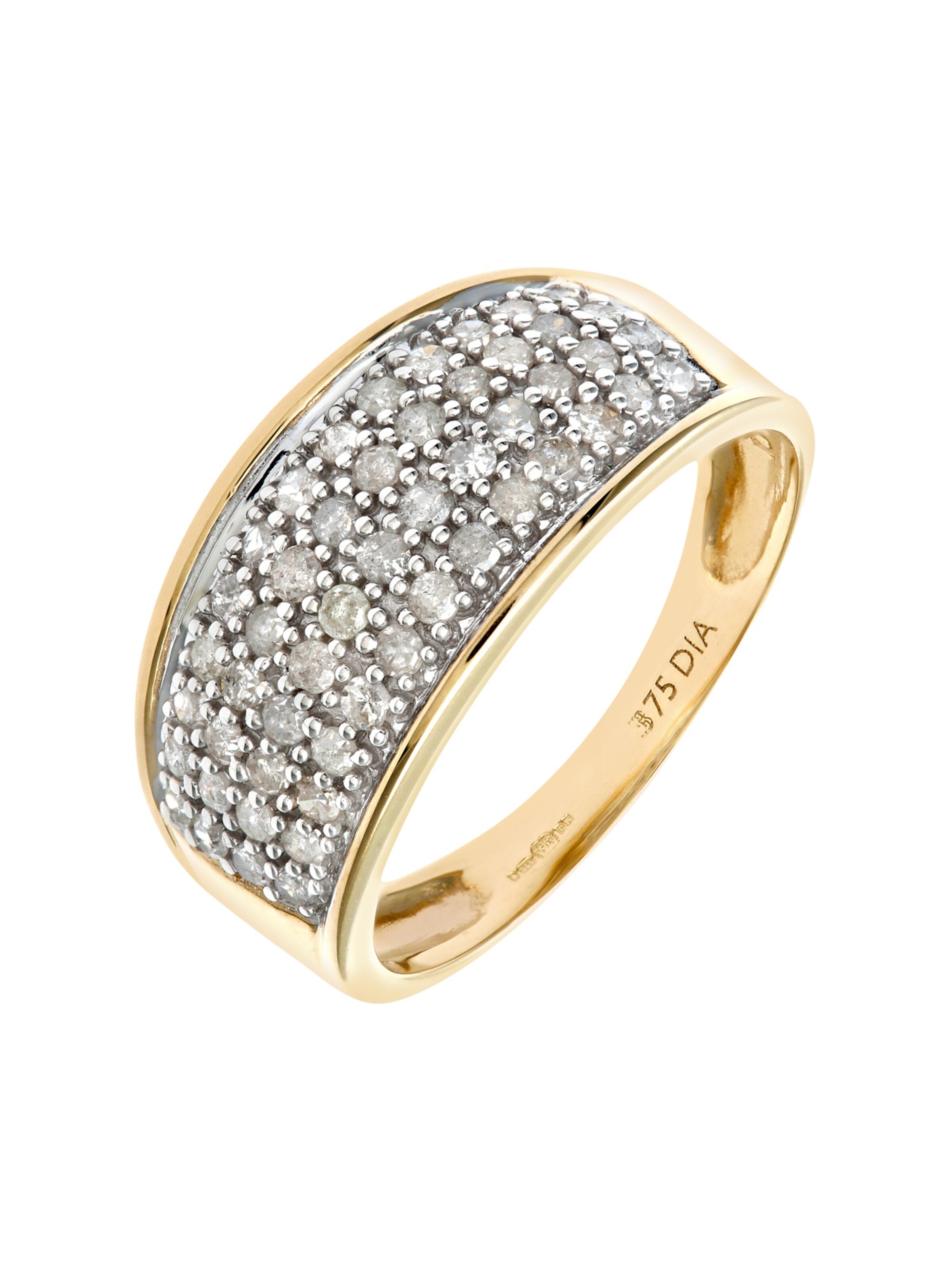 DIAMANT LETERNEL Ring in Gold: front