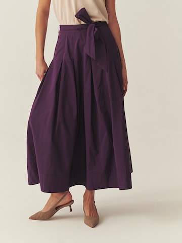 TATUUM - Falda 'Taftani' en lila: frente