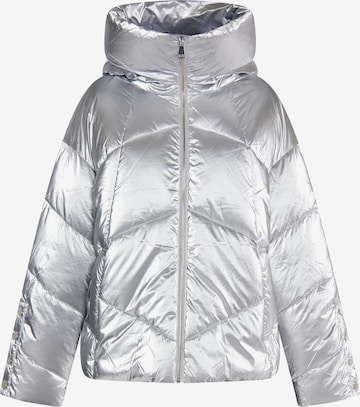 faina Winter Jacket in Silver: front