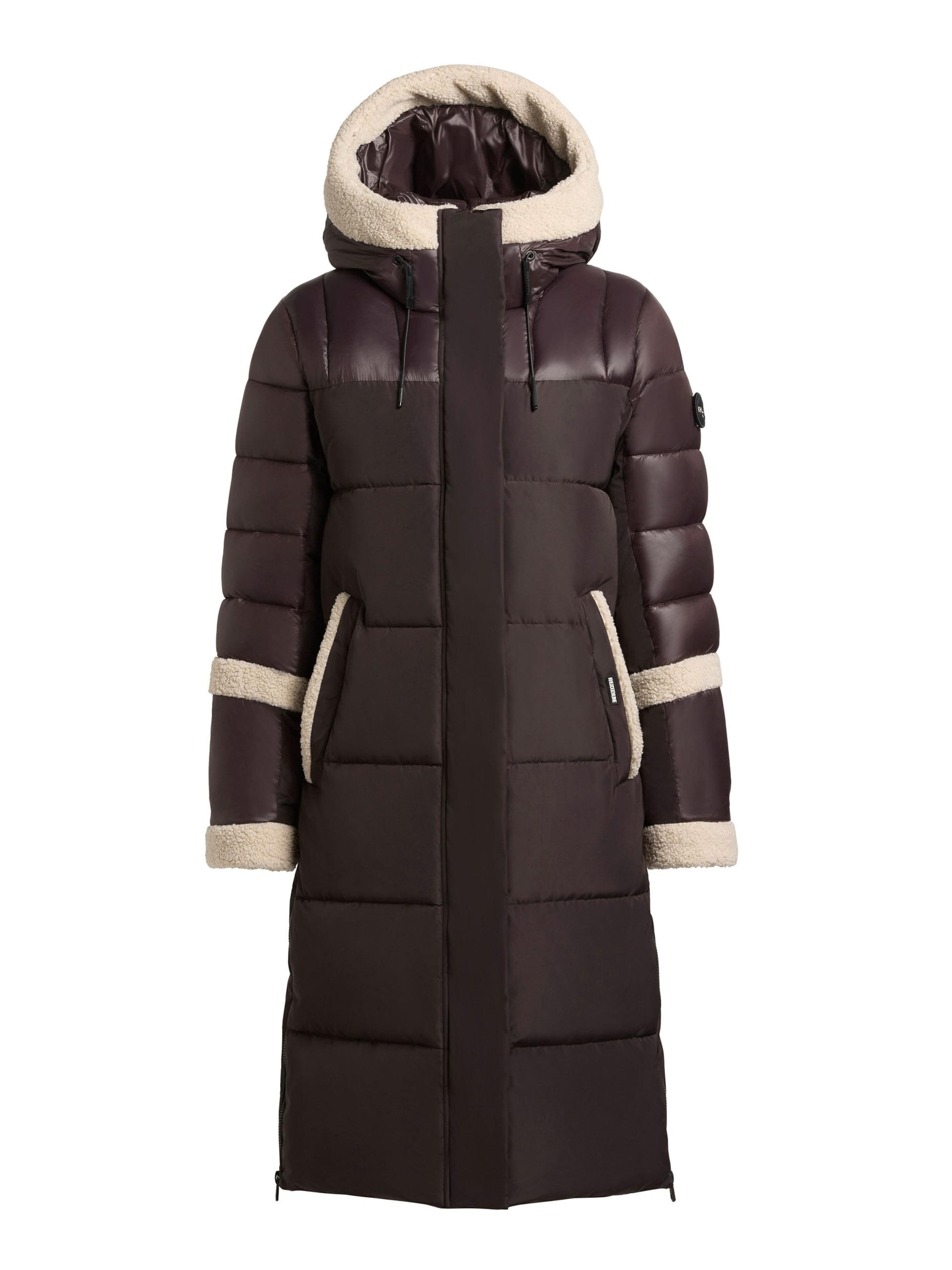 khujo Winter coat 'Desna2' in Light beige / Aubergine, Item view