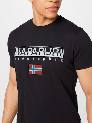 NAPAPIJRI Shirt 'AYAS' in Black