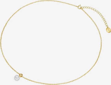Valero Pearls Necklace in Yellow: front