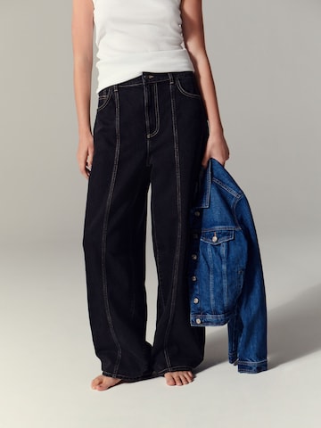 Baggy Jean Next en noir : devant