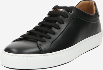 BOSS Black Sneakers in Black: front