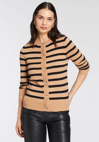 HECHTER PARIS Strickjacke in Beige