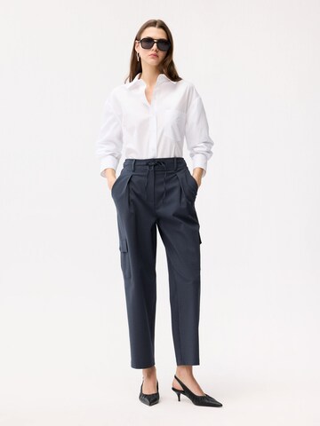 Regular Pantalon à pince adl en bleu