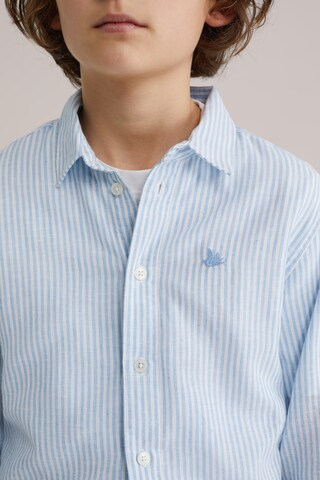 WE Fashion Regular fit Button up shirt in Blue
