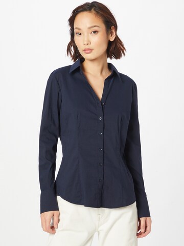 MORE & MORE Blouse 'Billa' in Blue: front
