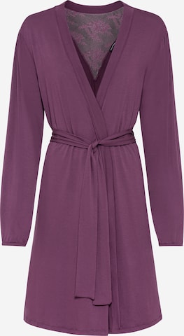 Robe de chambre BRUNO BANANI en violet : devant