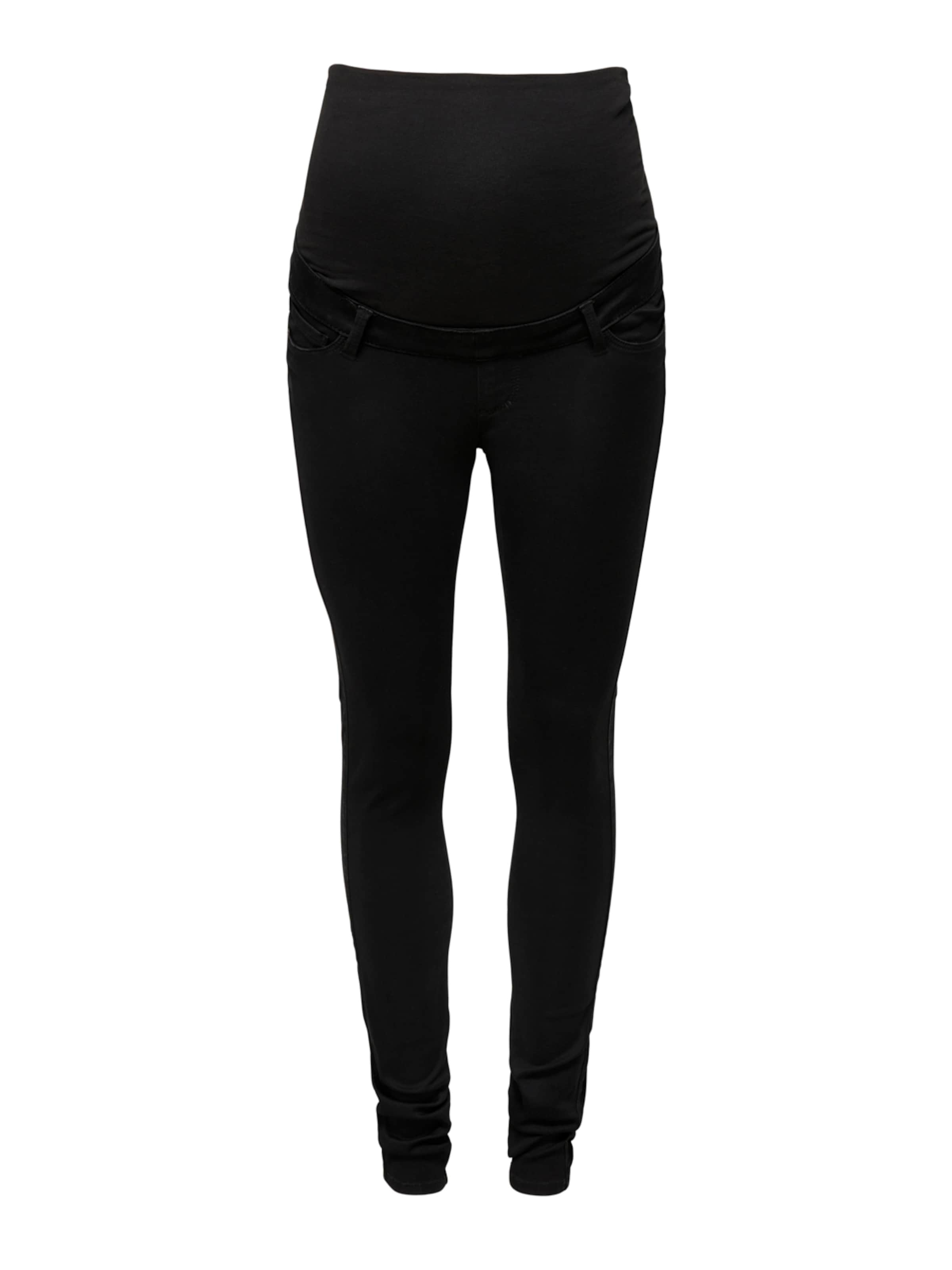 Only Maternity Skinny Τζιν 'Royal' σε μαύρο: μπροστά